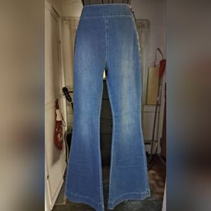 Chic Blue Flare Jeans for Women